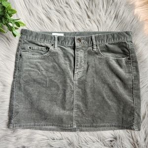 Gap Womens 1969 Corduroy Mini Skirt